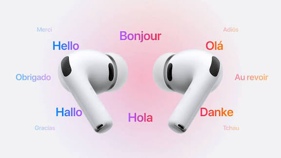 Apple AirPods Pro 3 Wireless Earbuds, Active Noise Cancellation, Live Translation, Heart Rate Sensing, Bluetooth Headphones (1st Copy)